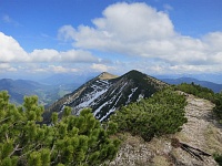 Blick vom Thalerjoch zur�ck auf Frechjoch und Veitsberg (ganz hinten)