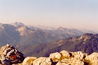 Aussicht vom Taubensteingipfel