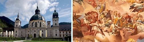 Benediktinerkloster Ettal - Kuppelfresko Joh. Jakob Zeller